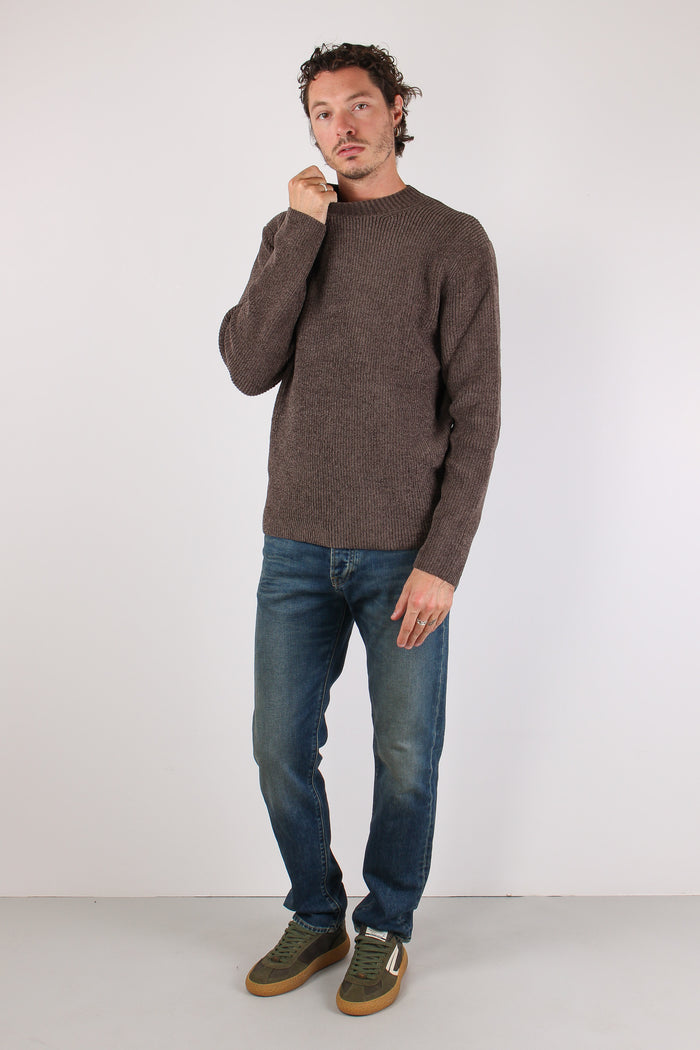 Maglia Girocollo Costa Inglese Brown-3