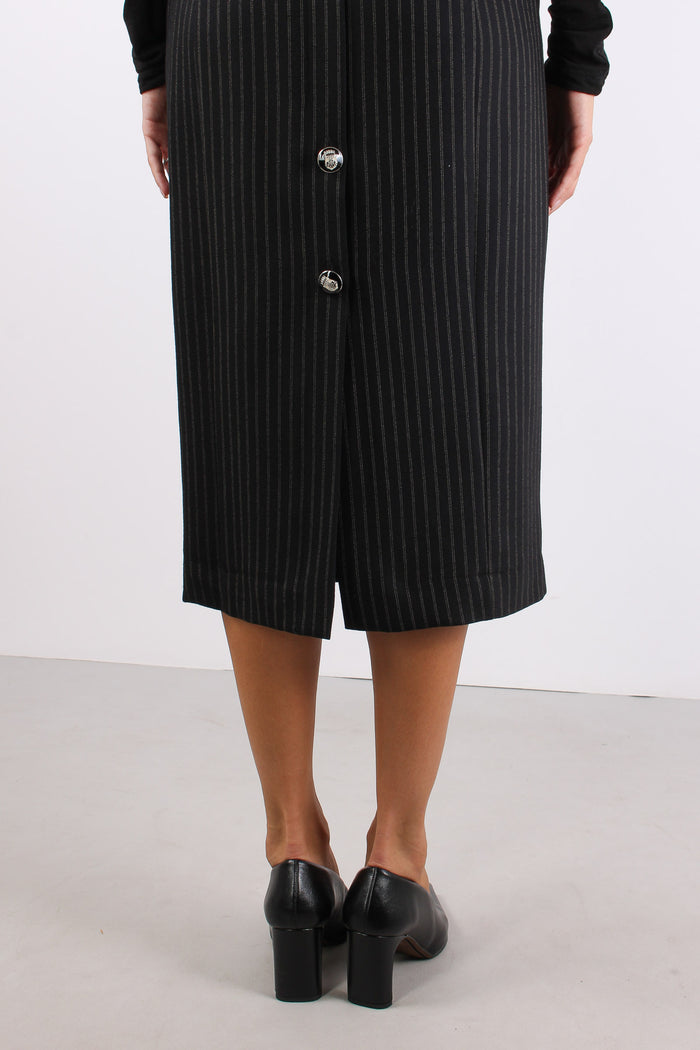 Lounguette Gessata Nero/beige-6