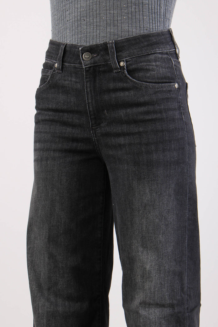 Denim Authentic Flare Denim Black-6