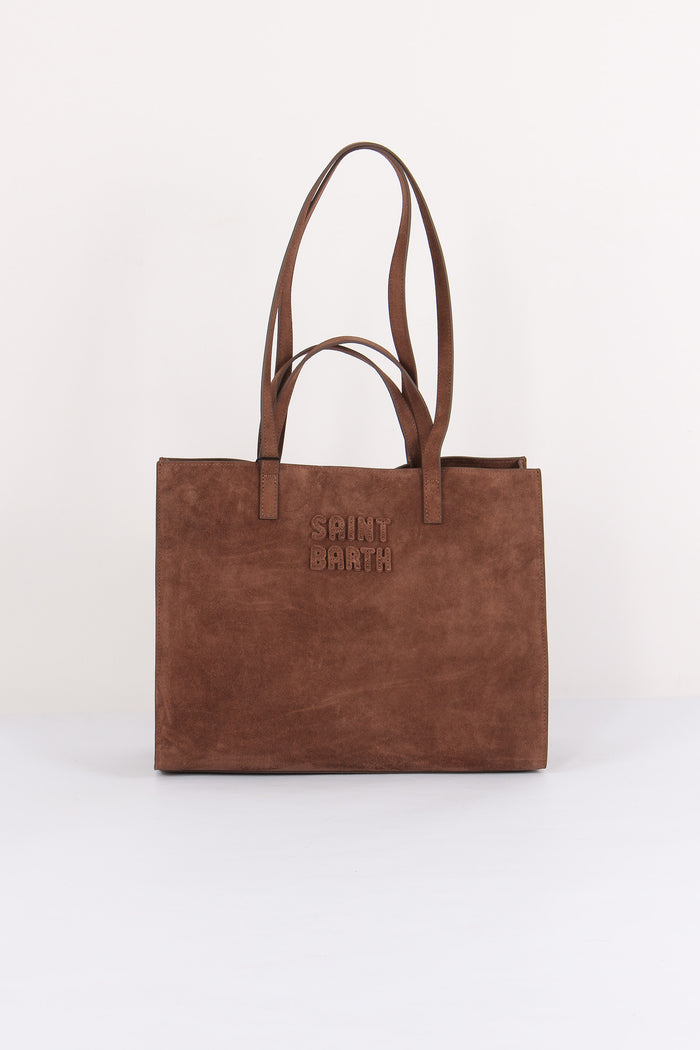 Borsa A Tracolla Suede Brown
