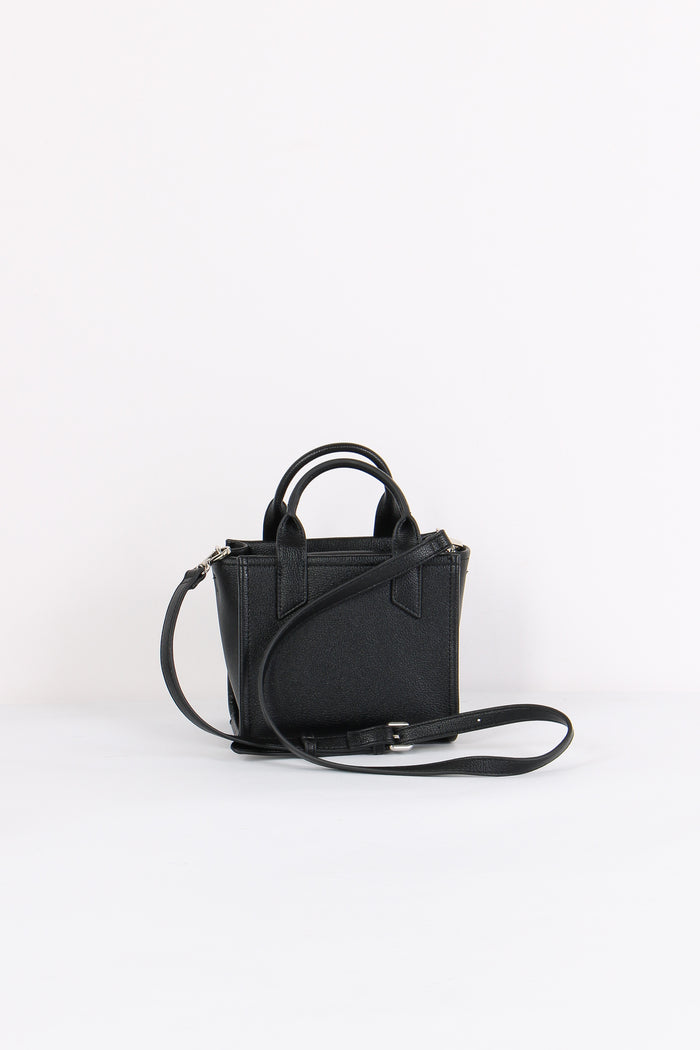 Mini Shopping Maxilogo Nero-3