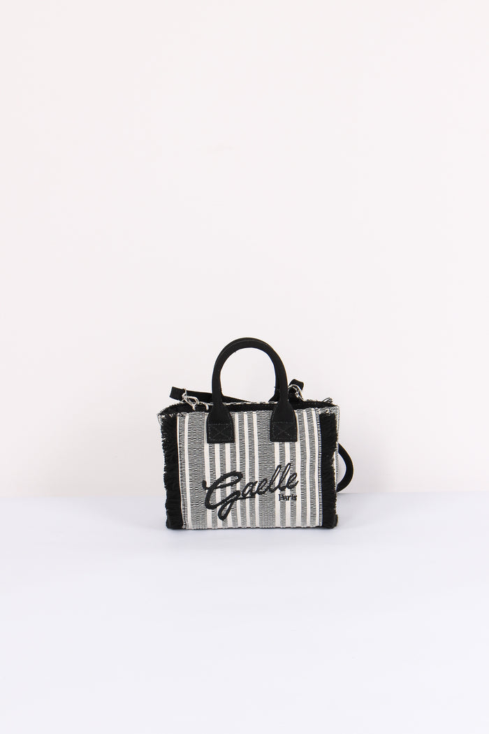 Mini Tote Frange Riga Nero