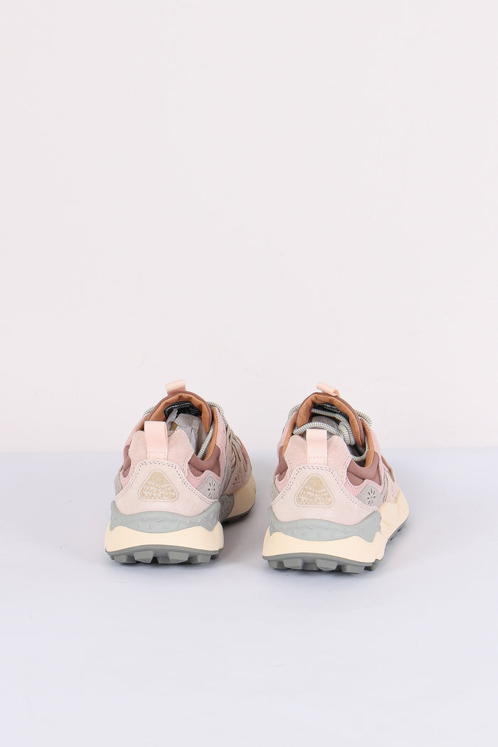 Sneakers Yamano 3  Suede/nylon Rose/purple-3