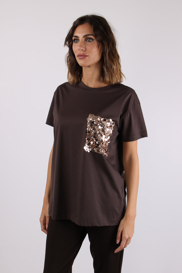 T-shirt Taschino Paillettes Moro-4