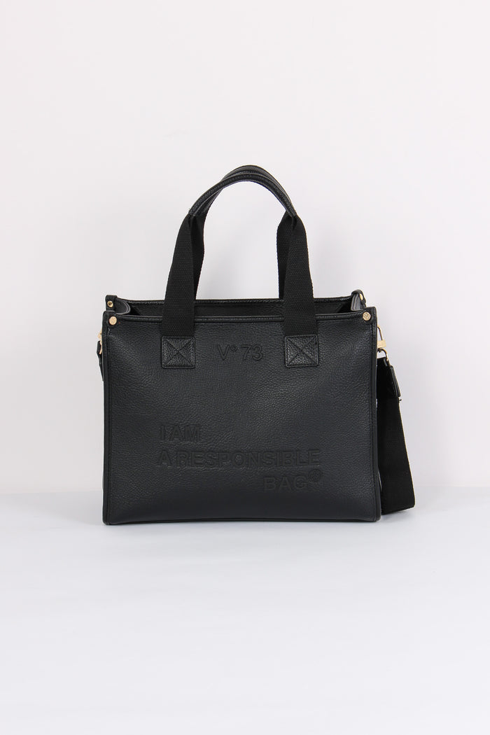 Responsability Now Tote Ecopel Nero