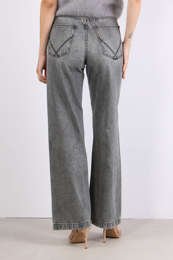 Denim Regular Brillantini Denim Black-6