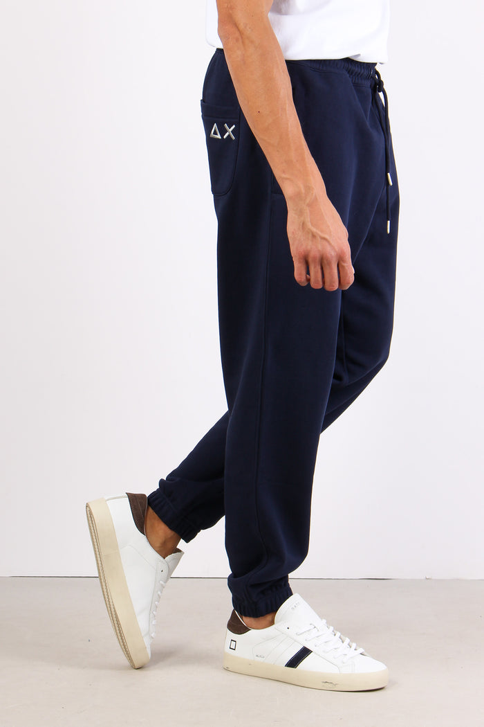 Pantalone Felpa Navy Blue-6