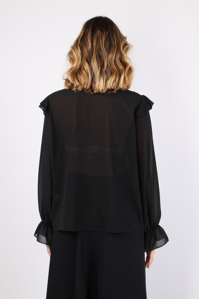 Blusa Georgette Rouge Nero-3