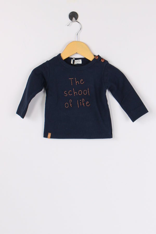 T-shirt Ml School Of Life Dark Blue