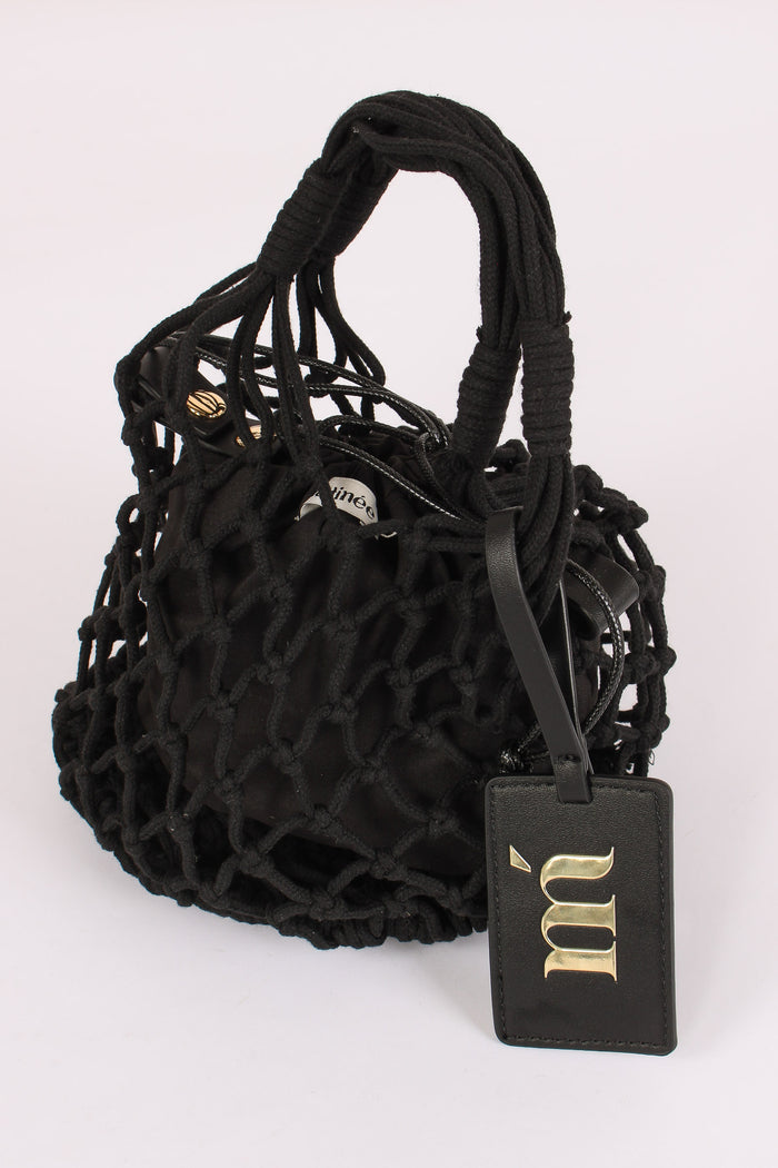 Lipari Sacca Mini Rete Nero-5