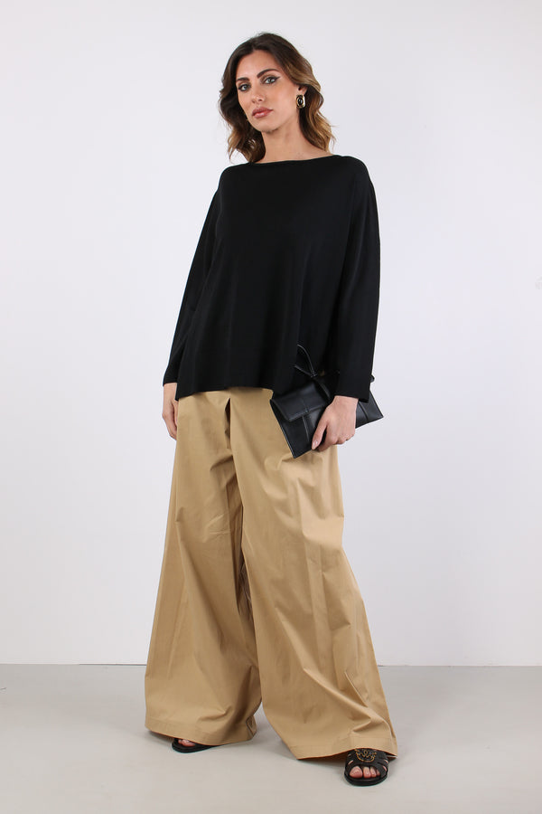 Maglia Girocollo M/l Basica Nero-2