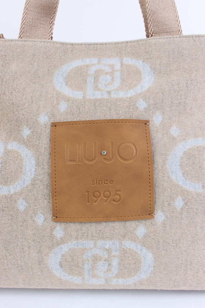 Borsa L Tote Oat Milk-5