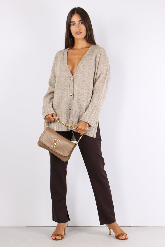 Cerigo Cardigan Retro Fondo Lu Creme Brule