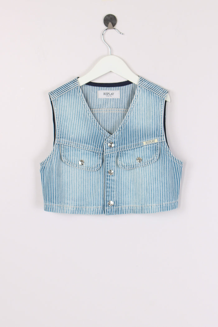 Top Cropped Denim Riga Denim