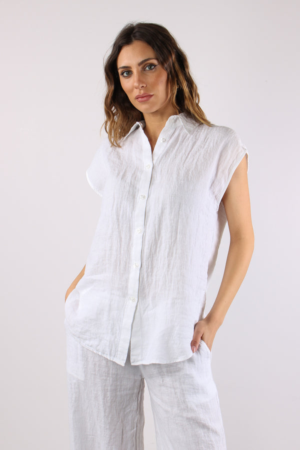 Camicia Smanicata Bottini Retr Naturale-2