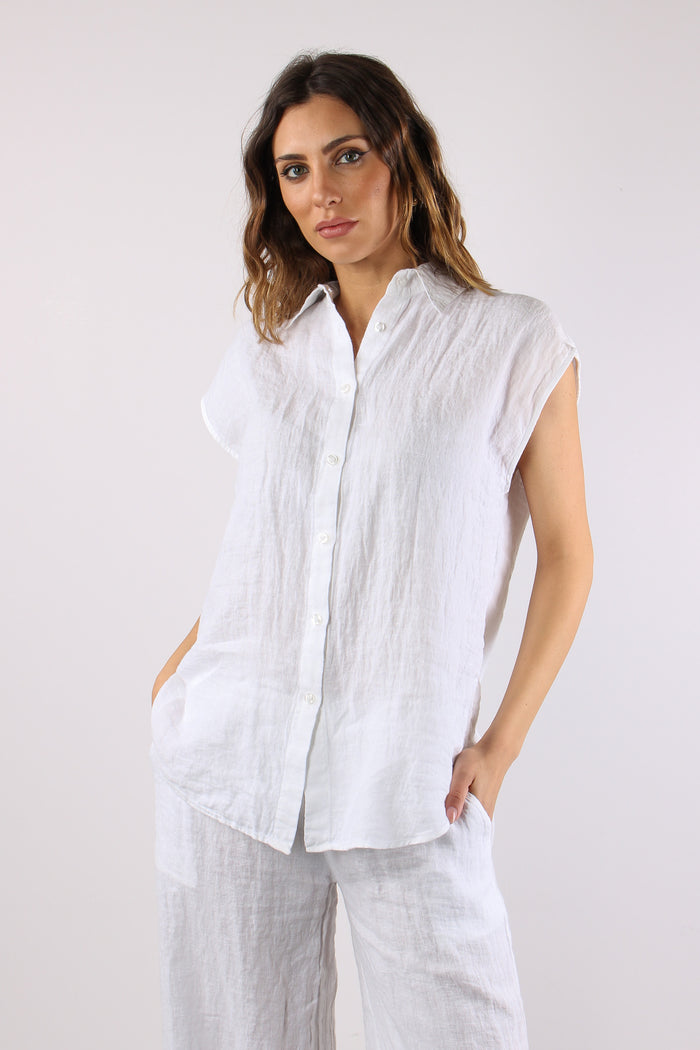 Camicia Smanicata Bottini Retr Naturale-2