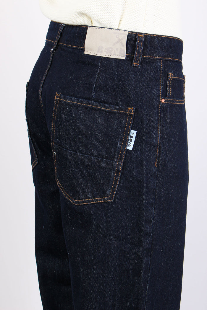 Denim Gamba Larga Denim Scuro-6