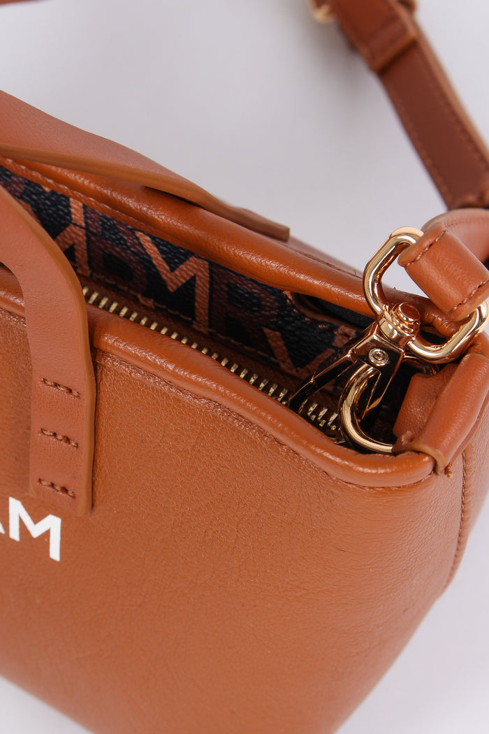 Mini Shopping Banda Monogram Cognac-5