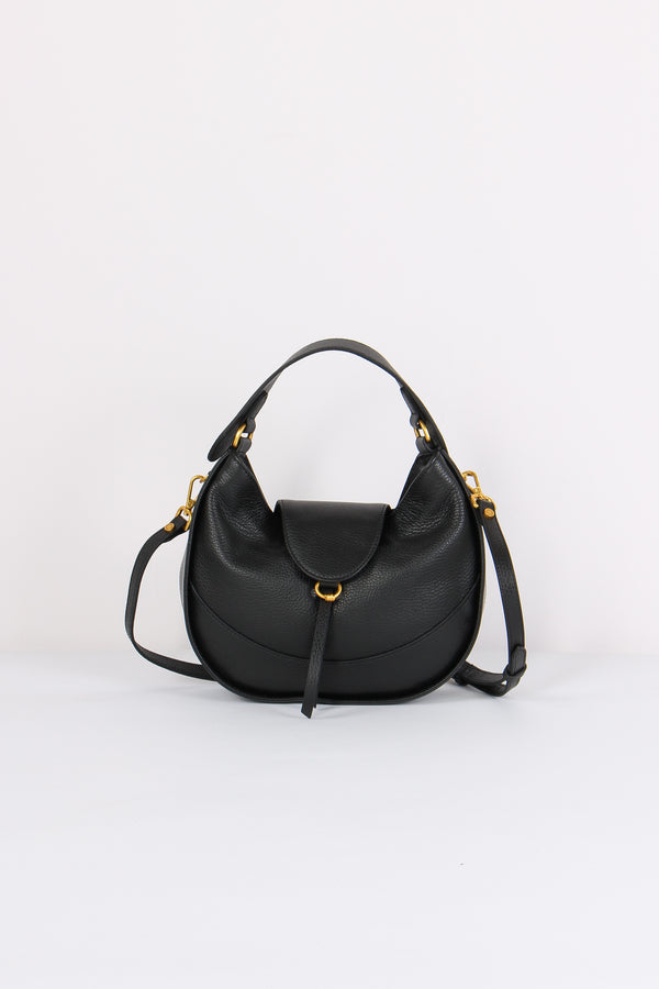 Edith Hobo Small Patta Nero