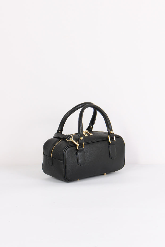 Maxi Bauletto Zip Nero-7