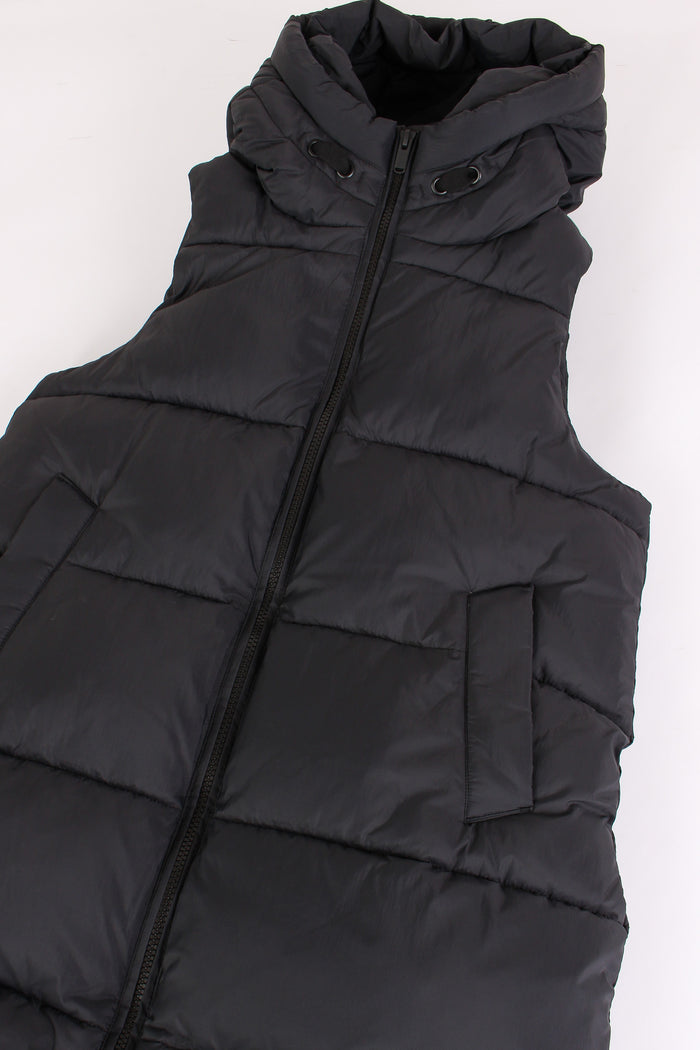 Smanicato Imbottito Lungo Black-4