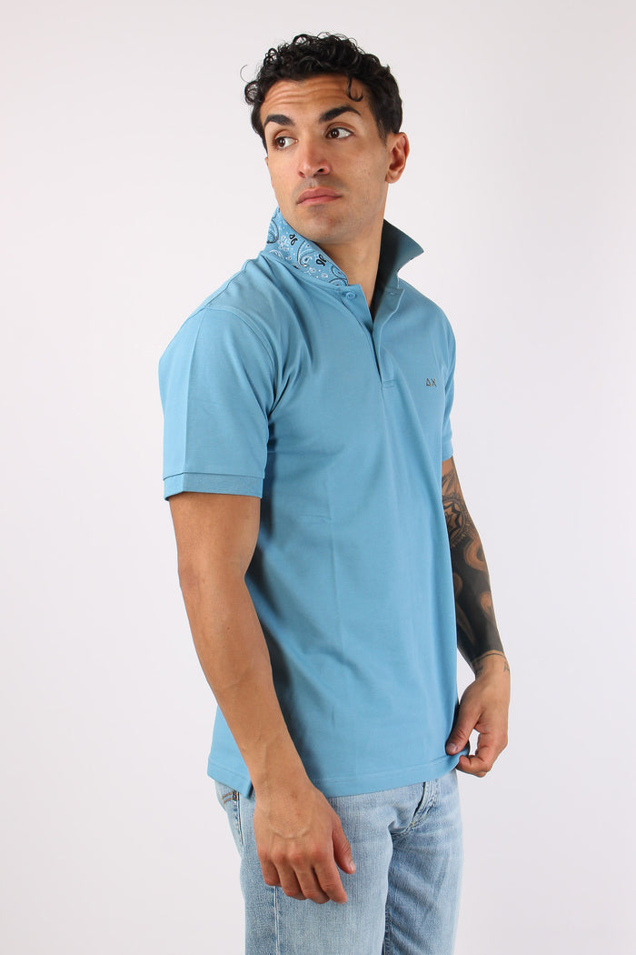 Polo Sotto Collo Bandana Avio-3