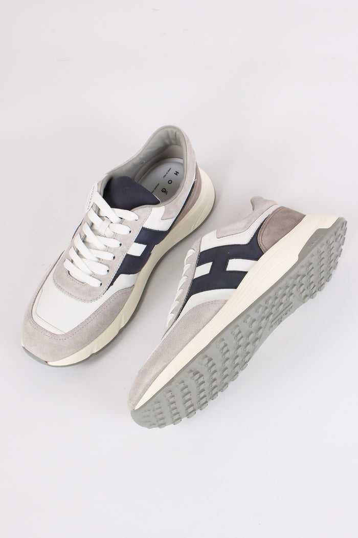 Sneaker Hyperlight Camoscio Grigio/bianco-2