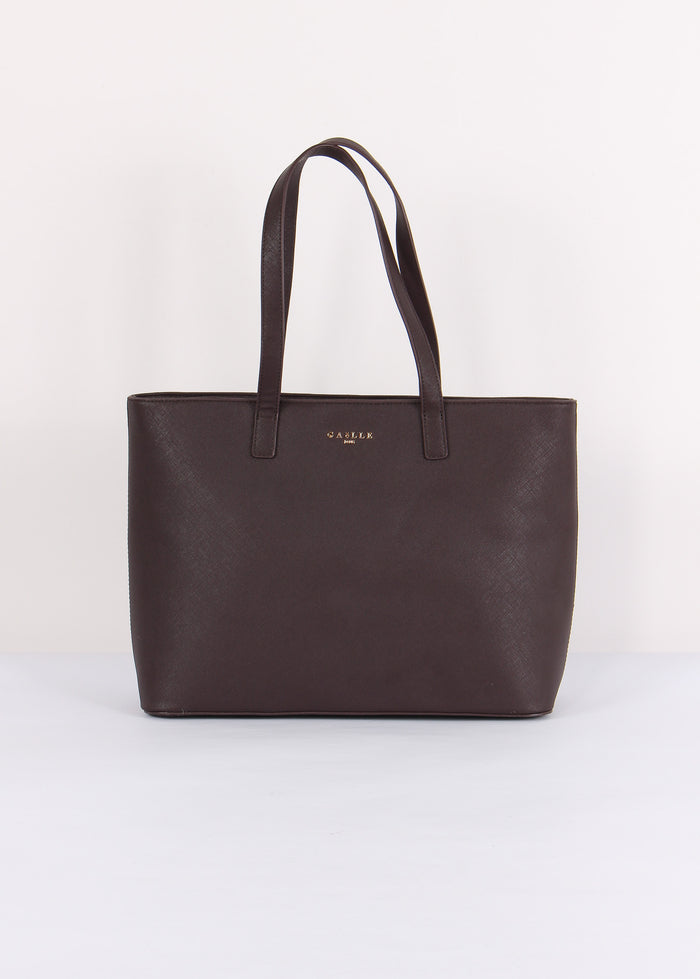 Maxi Shopping Saffiano Moro