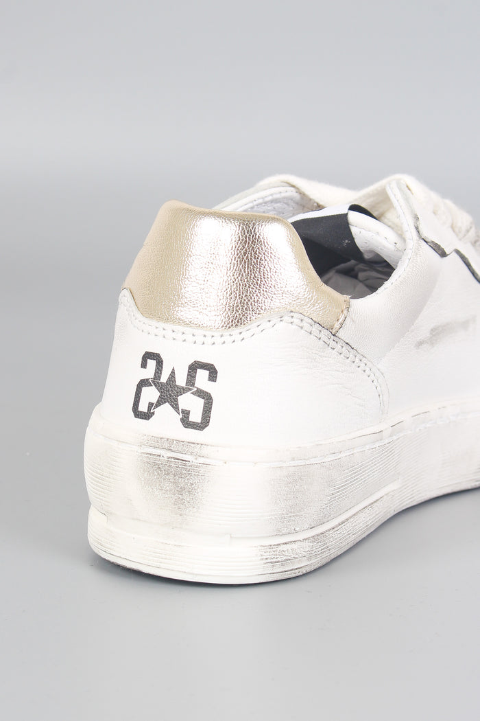 Sneaker Padel Star Lamina Bianco/oro-7