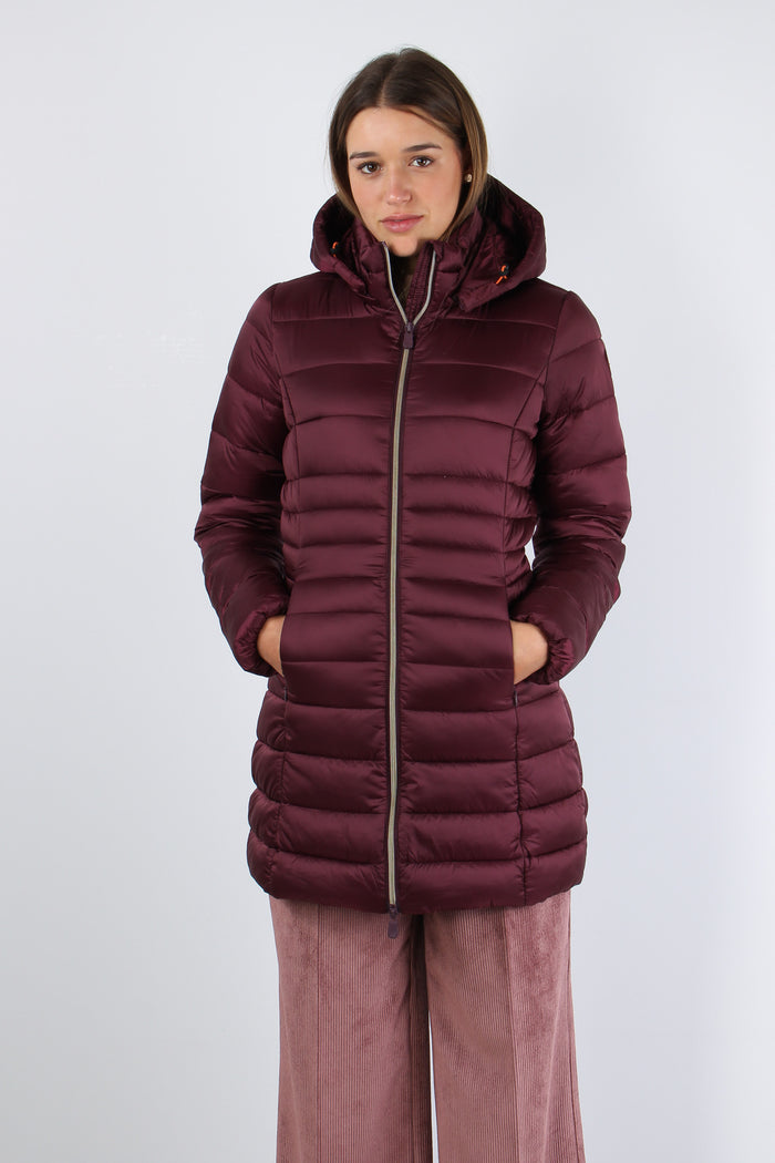 Reese Giubbotto Svasato Cappuc Wine Red-3