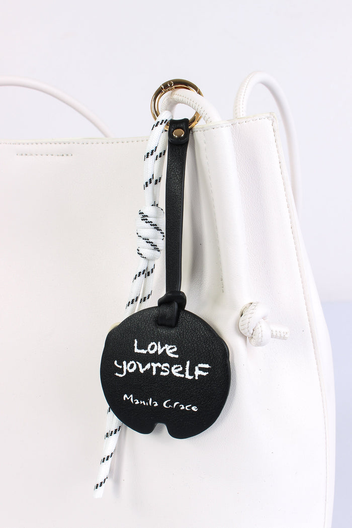Tote Bag Manici Sottili Bianco Ottico-7