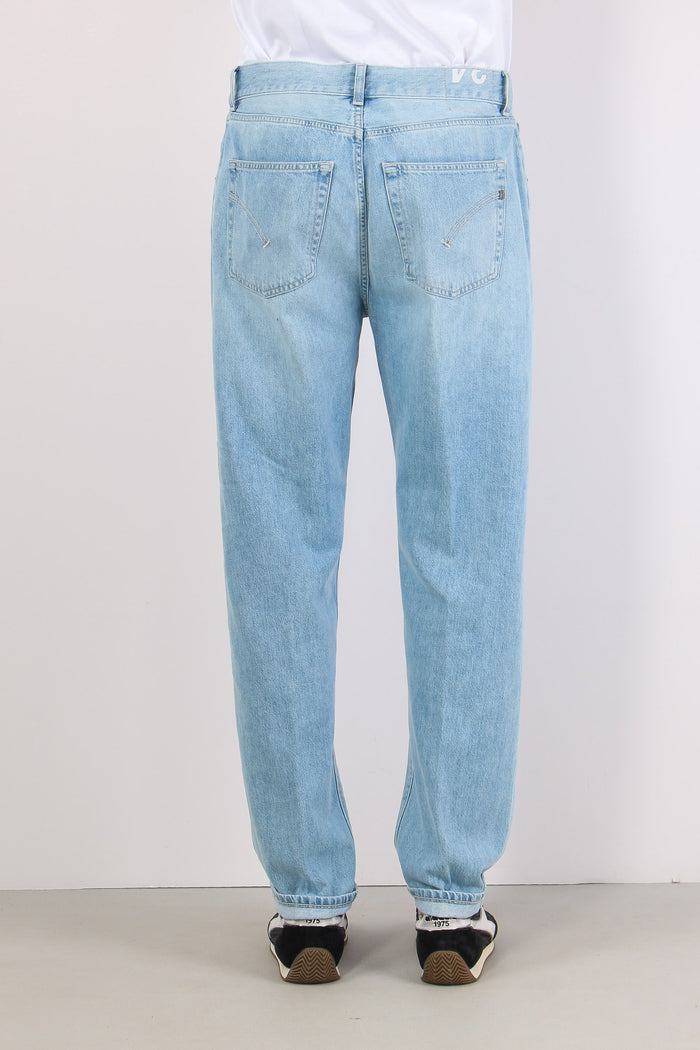 Ervin Denim Gamba Morbida Denim Chiaro-4