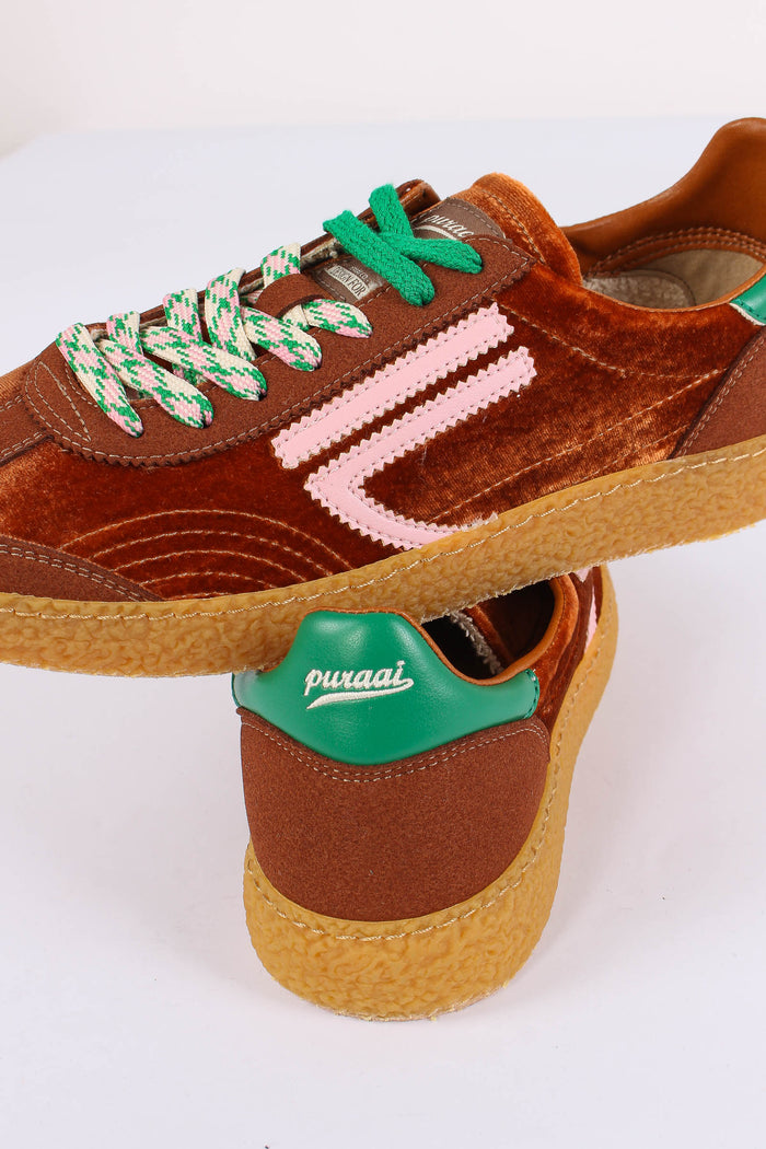 Sneakers  Bimateriale Bronze-4