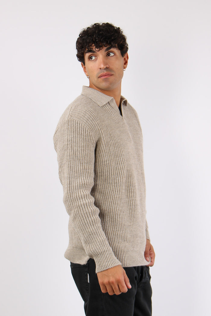 Maglia Polo Over Fango-6