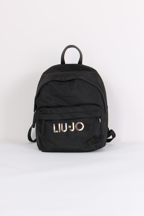 Zaino  Nylon Logo Nero
