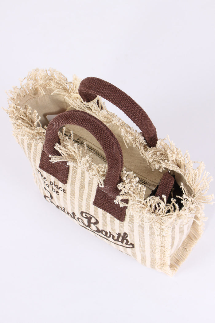 Vanity Mini Righe Beige/moro-5
