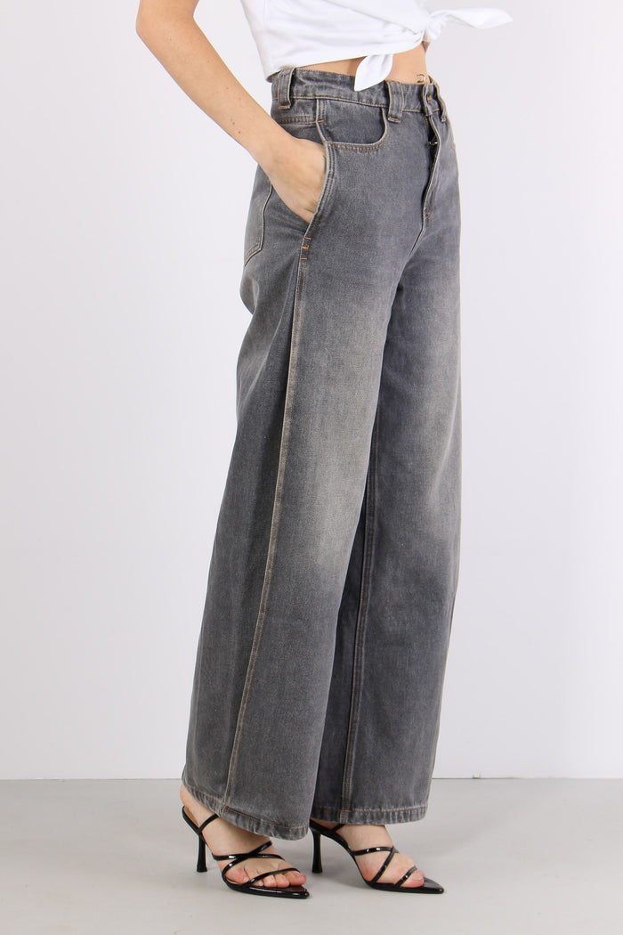 Denim Ripresa Laterale Grigio-3