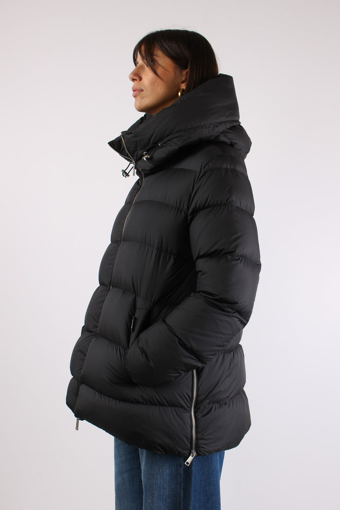 Piumino Zip Laterali Black-7