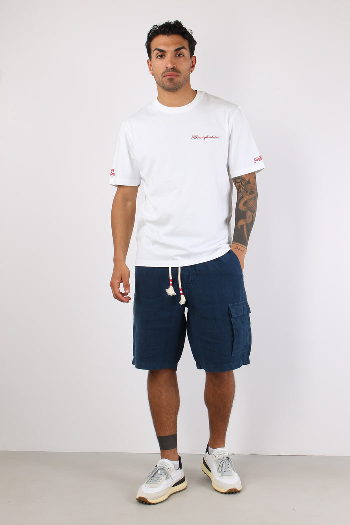 T-shirt Scritta Ricami Abbronzatissimo-5