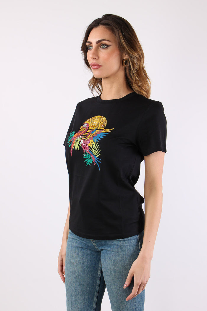 T-shirt Stampa Tucano Nero-7