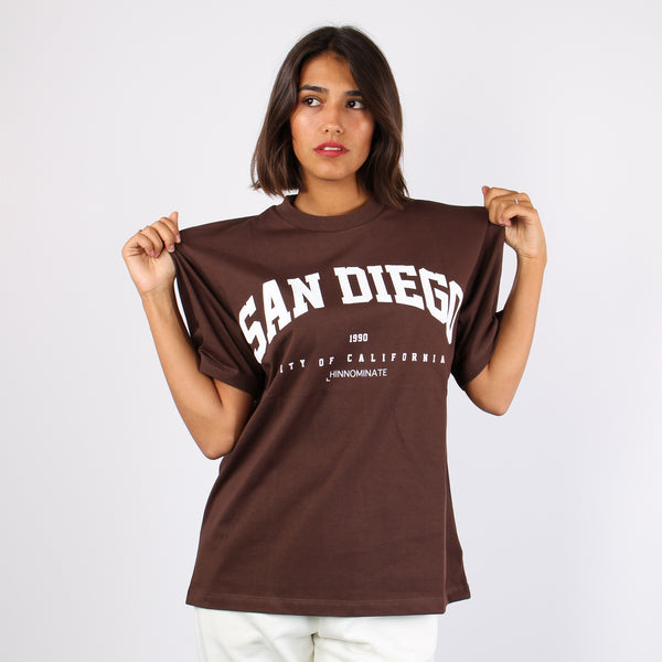 T-shirt Over San Diego Cioccolato-2