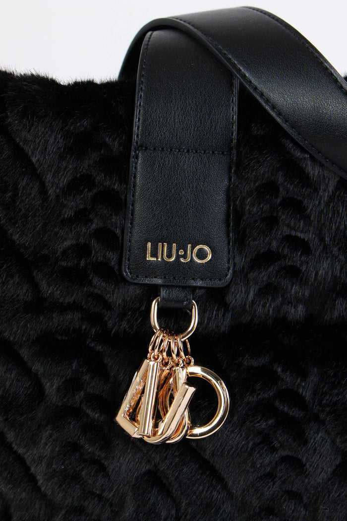 Shopping Ecopelliccia Nero-7