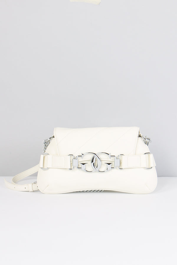 Borsa Galvanica Double G Off White