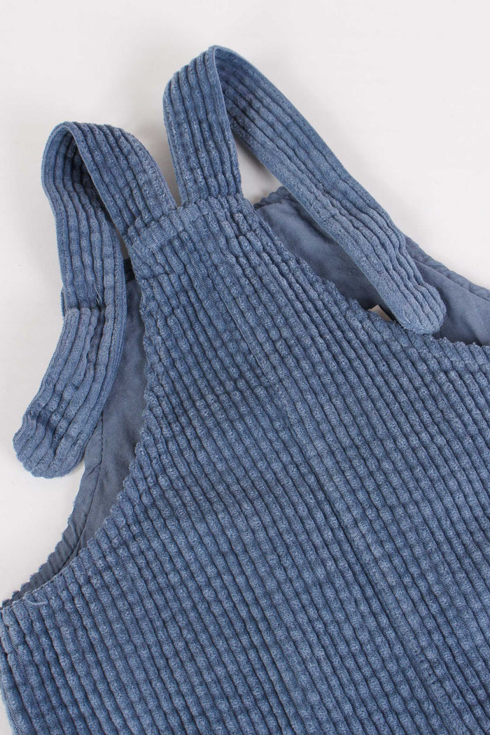 Salopette Velluto Costa Artic Blue-5