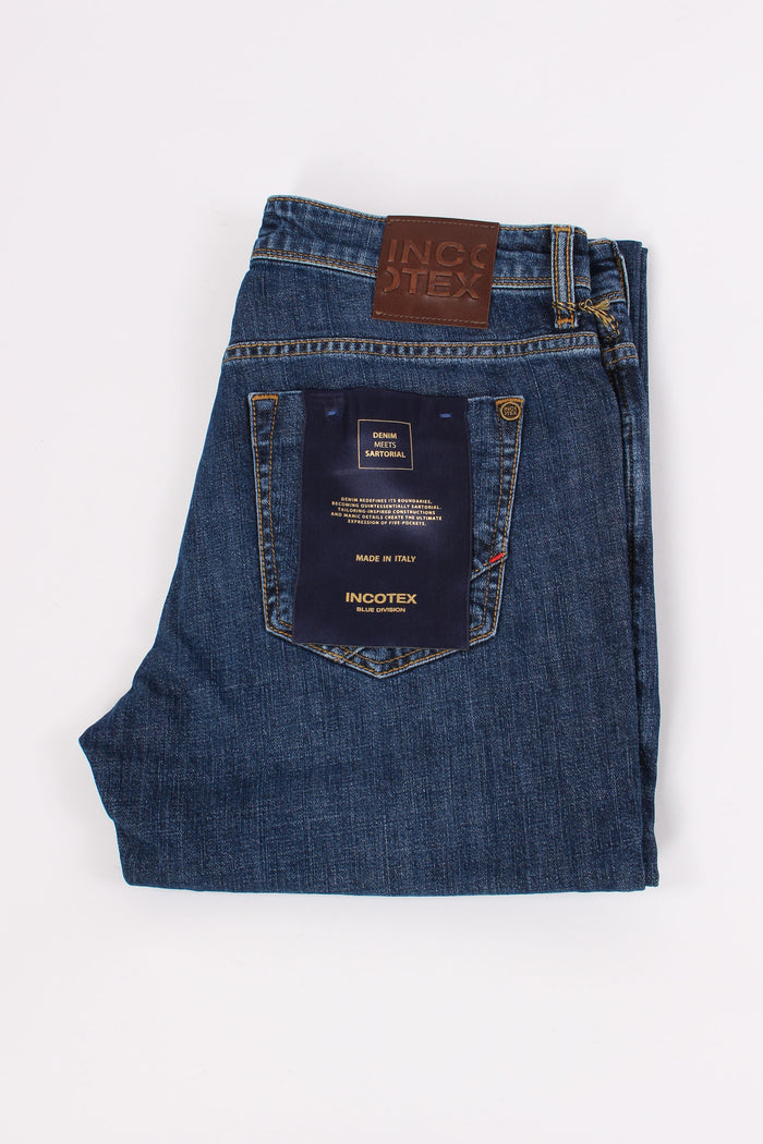 Denim Slim Denim Scuro-4