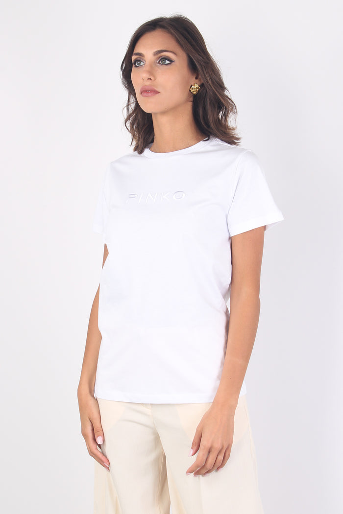 Start T-shirt Jersey Scritta Bianco-9