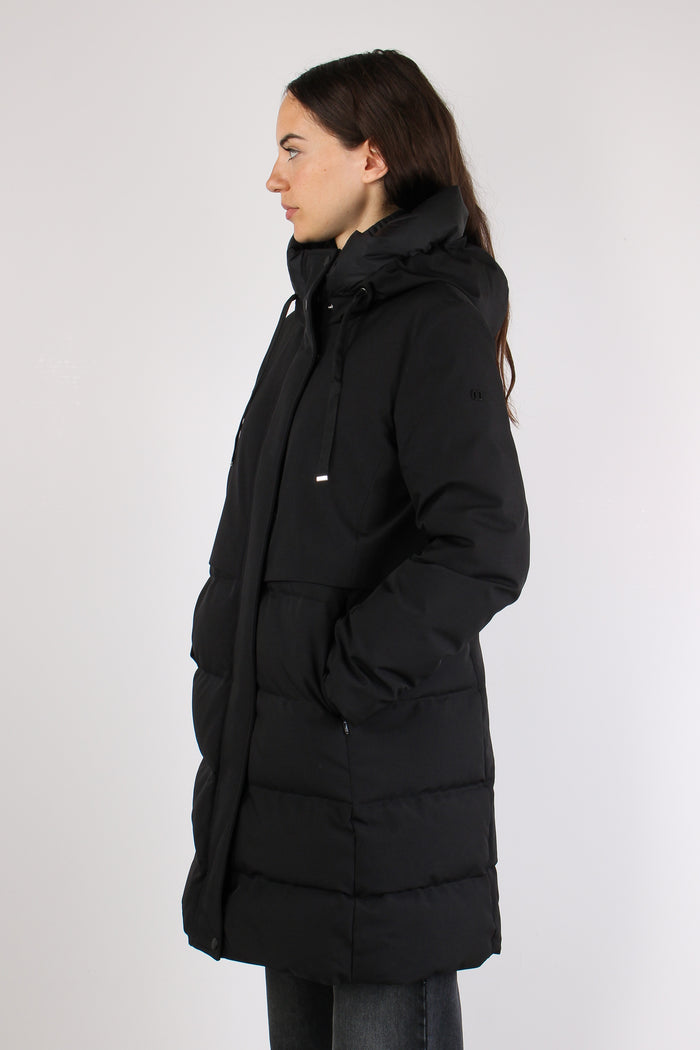 Giubbotto Lana Tecnica Nero-6