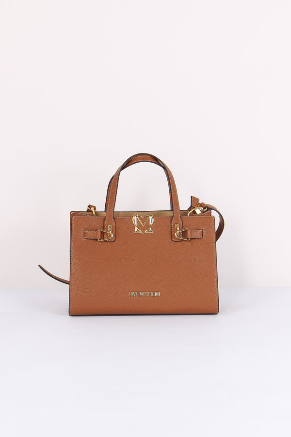 Shopping Media Cuore Cuoio