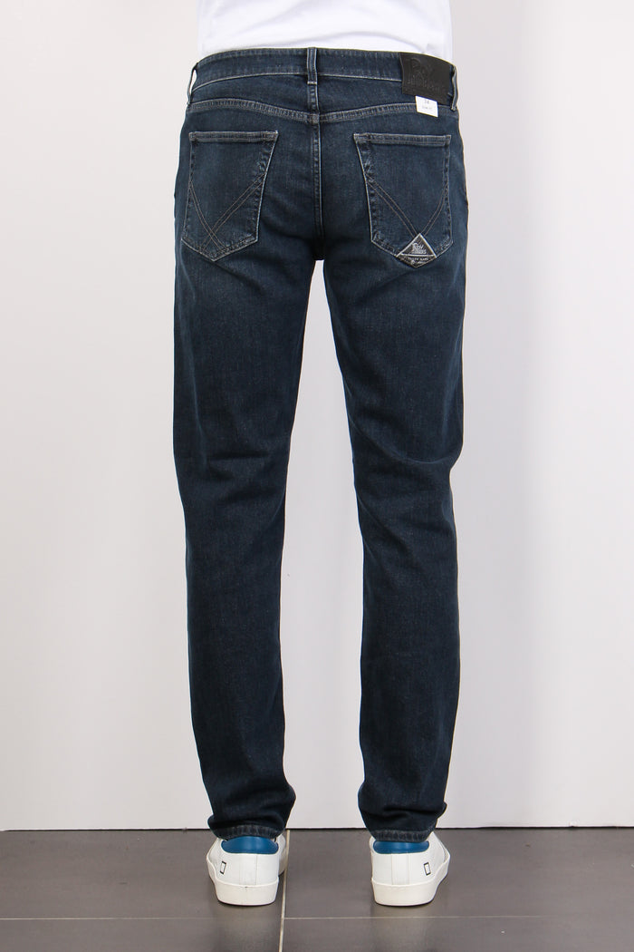 Denim Slim Fit Blue/black-4