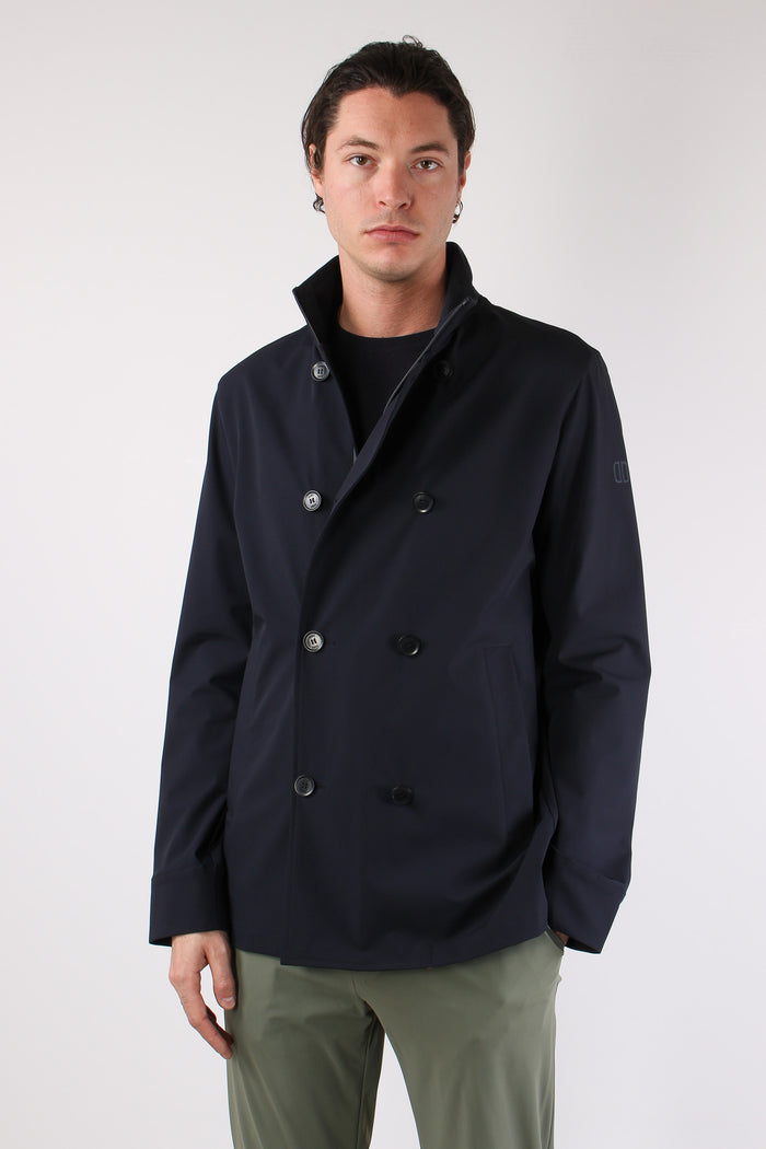 Peacot Tessuto Tecnico Navy